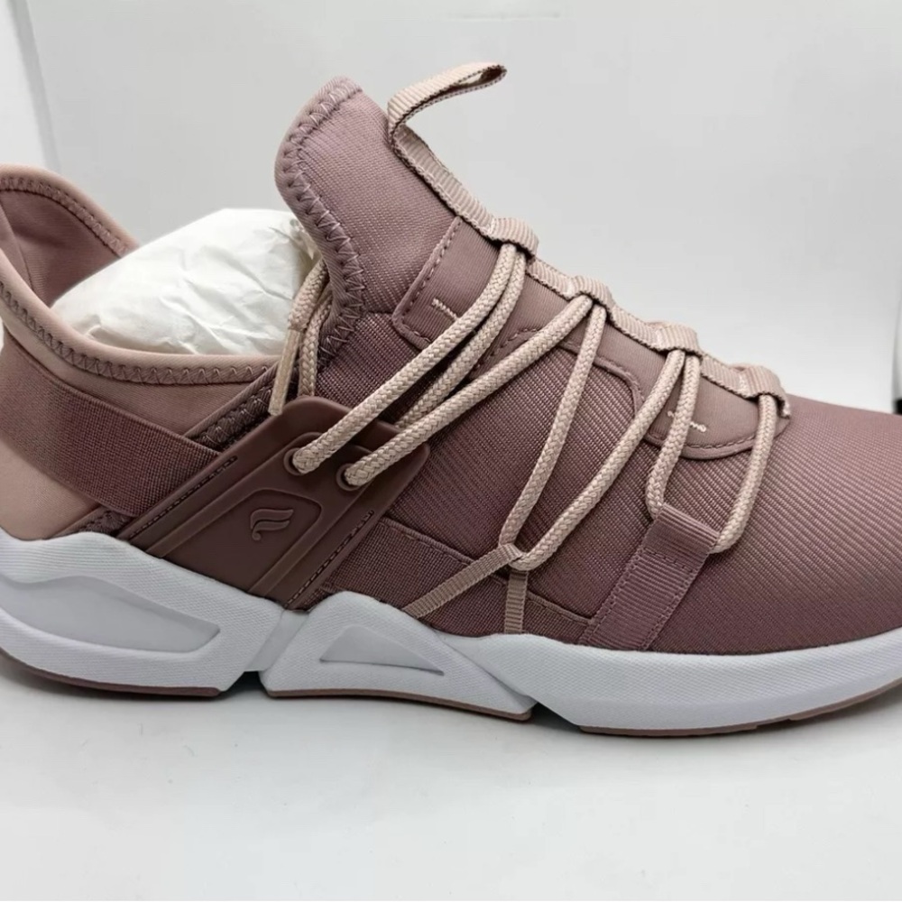 Fabletics Zuma Studio Sneaker Women Size 10 Athletic Shoes Earth Tone Rose Pink - Picture 2 of 6